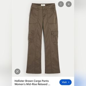 Hollister Brown Cargo Pants